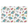Little Girly Unicorn Pattern Print Polyester Doormat
