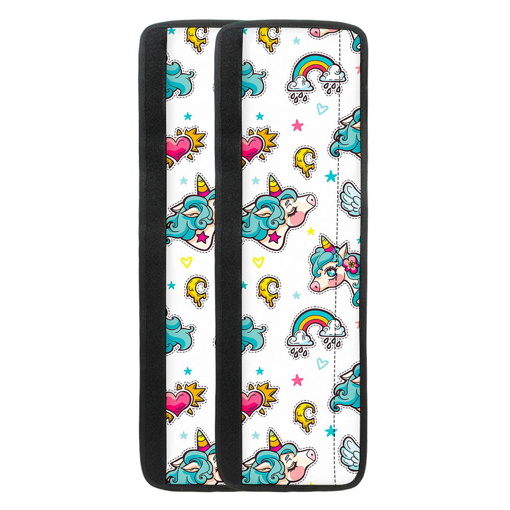Little Girly Unicorn Pattern Print Refrigerator Handle Covers