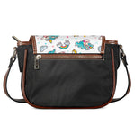 Little Girly Unicorn Pattern Print Saddle Bag