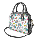 Little Girly Unicorn Pattern Print Shoulder Handbag