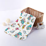 Little Girly Unicorn Pattern Print Towel