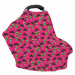 Little Green Alien UFO Print Baby Seat Cover