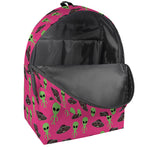 Little Green Alien UFO Print Backpack