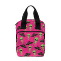 Little Green Alien UFO Print Bible Tote Bag