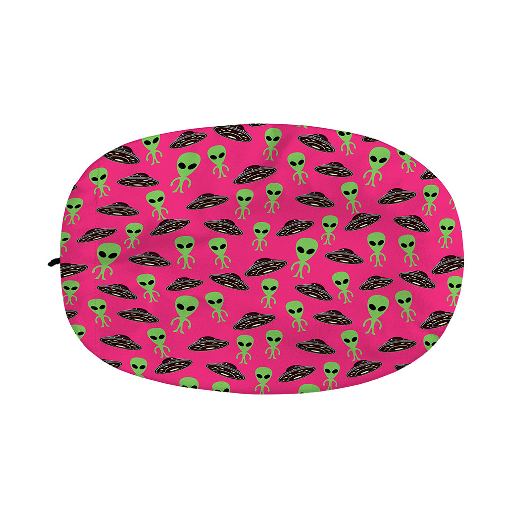 Little Green Alien UFO Print Car Side Mirror Covers