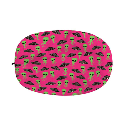 Little Green Alien UFO Print Car Side Mirror Covers