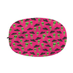 Little Green Alien UFO Print Car Side Mirror Covers