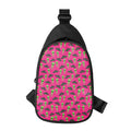 Little Green Alien UFO Print Sling Bag