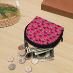 Little Green Alien UFO Print Coin Purse