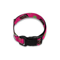 Little Green Alien UFO Print Dog Collar