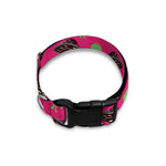 Little Green Alien UFO Print Dog Collar