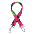 Little Green Alien UFO Print Dog Seat Belt