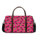 Little Green Alien UFO Print Duffle Bag