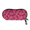 Little Green Alien UFO Print Glasses Case