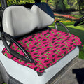 Little Green Alien UFO Print Golf Cart Seat Cover