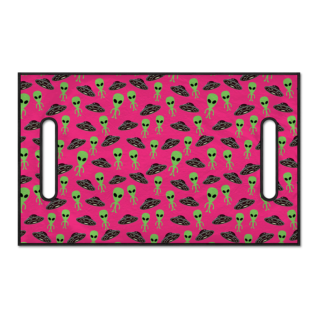 Little Green Alien UFO Print Golf Cart Seat Cover