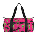 Little Green Alien UFO Print Gym Bag