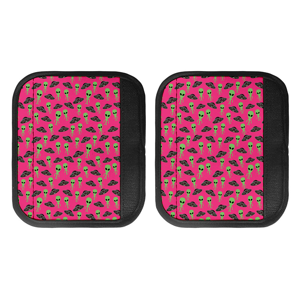 Little Green Alien UFO Print Handle Covers