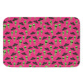 Little Green Alien UFO Print Indoor Door Mat