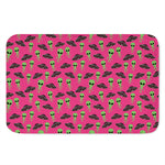 Little Green Alien UFO Print Indoor Door Mat