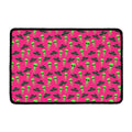 Little Green Alien UFO Print Kitchen Mat