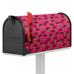 Little Green Alien UFO Print Mailbox Cover