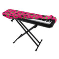 Little Green Alien UFO Print Piano Keyboard Cover