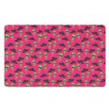 Little Green Alien UFO Print Polyester Doormat