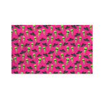 Little Green Alien UFO Print Polyester Flag