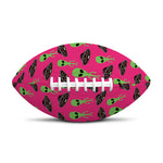 Little Green Alien UFO Print Rugby Ball