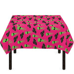 Little Green Alien UFO Print Tablecloth