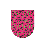 Little Green Alien UFO Print Toilet Lid Cover