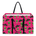 Little Green Alien UFO Print Utility Tote Bag