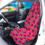Little Green Alien UFO Print Waterproof Car Seat Cover
