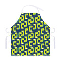 Little Green Dinosaur Pattern Print Adjustable Apron