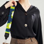 Little Green Dinosaur Pattern Print Bag Strap