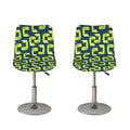 Little Green Dinosaur Pattern Print Bar Stool Covers
