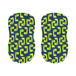 Little Green Dinosaur Pattern Print Bar Stool Covers