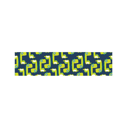 Little Green Dinosaur Pattern Print Bed Runner