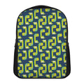Little Green Dinosaur Pattern Print Casual Backpack