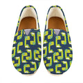 Little Green Dinosaur Pattern Print Casual Shoes
