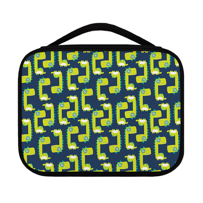 Little Green Dinosaur Pattern Print Classic Bible Case