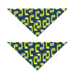 Little Green Dinosaur Pattern Print Dog Bandana