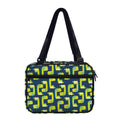 Little Green Dinosaur Pattern Print Double Strap Bible Bag