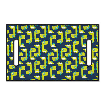 Little Green Dinosaur Pattern Print Golf Cart Seat Cover