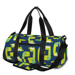 Little Green Dinosaur Pattern Print Gym Bag