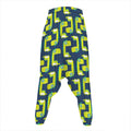 Little Green Dinosaur Pattern Print Hammer Pants