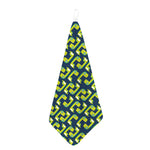 Little Green Dinosaur Pattern Print Hand Towel
