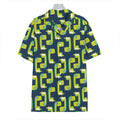 Little Green Dinosaur Pattern Print Hawaiian Shirt