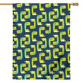 Little Green Dinosaur Pattern Print House Flag